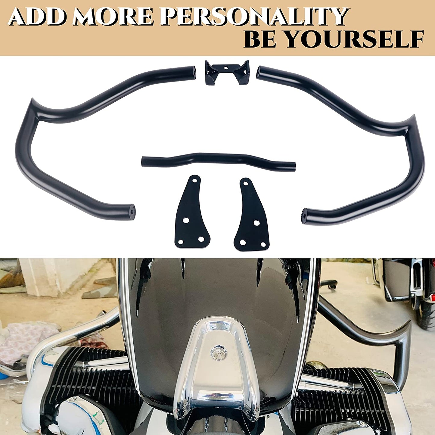 Sharkroad 1.5-INCH Fat Engine Guards for BMW 2020- up R18