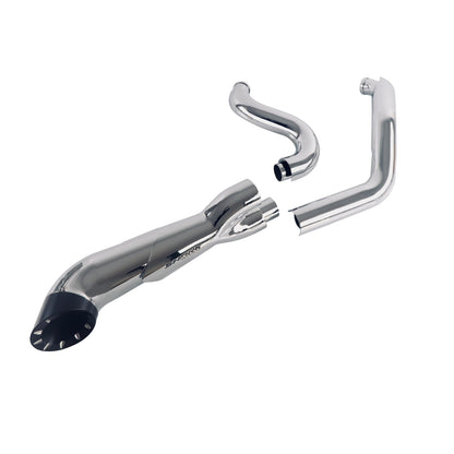 SHARKROAD Deep Rumble 2-1 Exhaust for 2006-2017 Harley Dyna Exhaust Upgrade