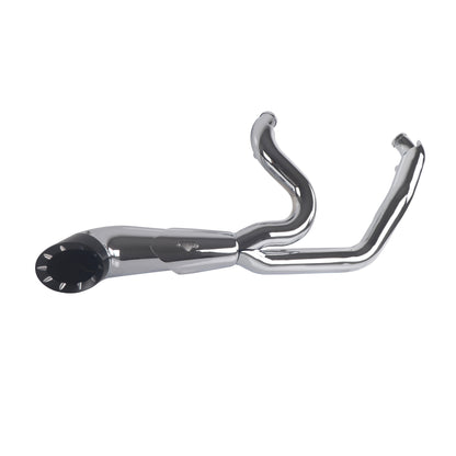 Rumble Pipes 2 Into 1 Exhaust Pipes for Harley Touring 1995-2016 Full Exhaust System