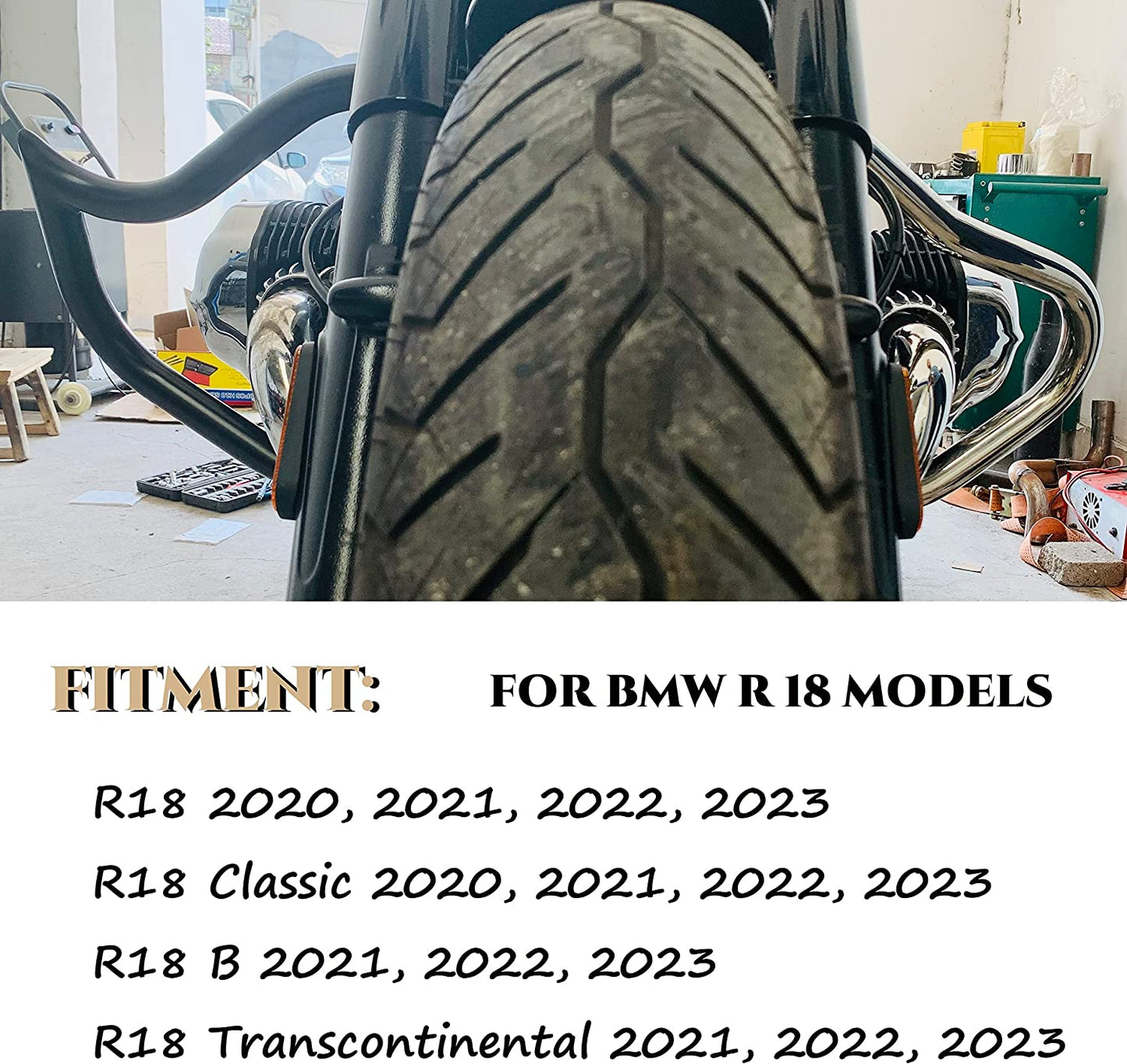 Sharkroad 1.5-INCH Fat Engine Guards for BMW 2020- up R18