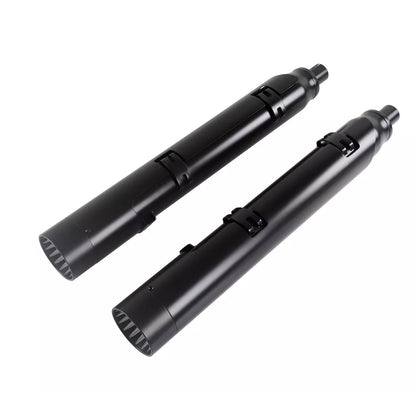 Rumble Pipes 4.5" Slip On Mufflers Exhaust for Indian 2014-UP Motorcycle Black