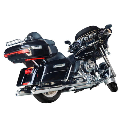 5.0'' Chrome Slip on Mufflers for Harley Touring 1995-2024 Exhaust, Upgrading Style