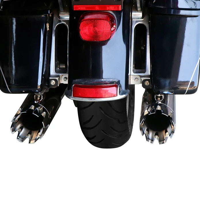 5.0'' Chrome Slip on Mufflers for Harley Touring 1995-2024 Exhaust, Upgrading Style