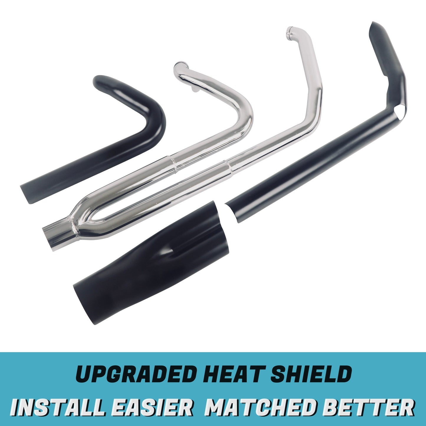 Rumble Tone 2 Into 1 Exhaust For Harley Touring Exhaust 2017-up Models