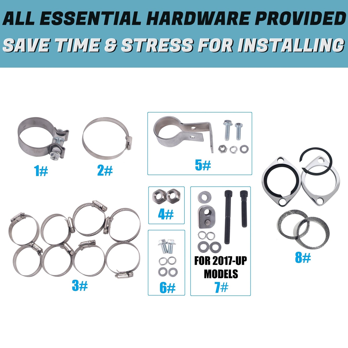 Rumble Tone 2 Into 1 Exhaust For Harley Touring Exhaust 2017-up Models