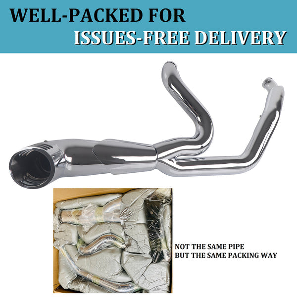 2-1 Exhaust for Harley Softail Exhaust 1985-2017 Models Upgrading.