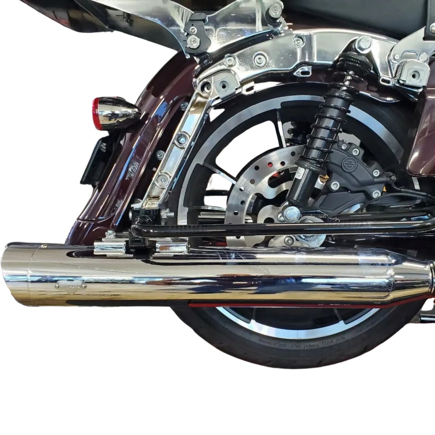 Sharkroad Exhaust Slip On Muffler For Kawasaki Vulcan Voyager 1700 Touring Models.