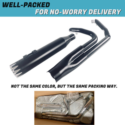 Rumble Tone 2 Into 1 Exhaust For Harley Touring Exhaust 2017-up Models