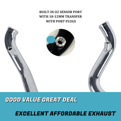 Rumble Tone 2 Into 1 Exhaust For Harley Touring Exhaust 2017-up Models