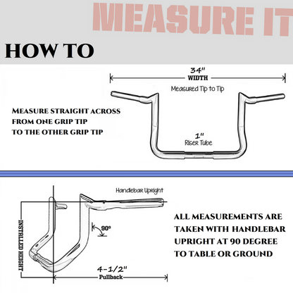 SHARKROAD 1-1/4'' Pre-wired Motorcycle Handlebar for Harley 2014-Up Street Glide, Electra