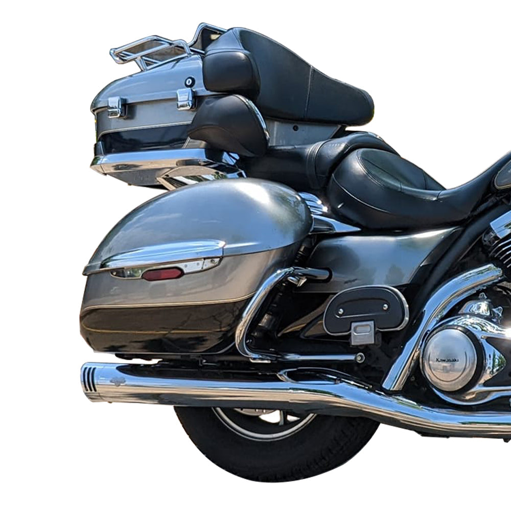 Sharkroad Exhaust Slip On Muffler For Kawasaki Vulcan Voyager 1700 Touring Models.