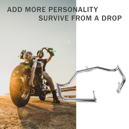 Fat 1-1/2" Engine Guards, Meat-Hook Killing Looks Crash Bars for Harley Softail