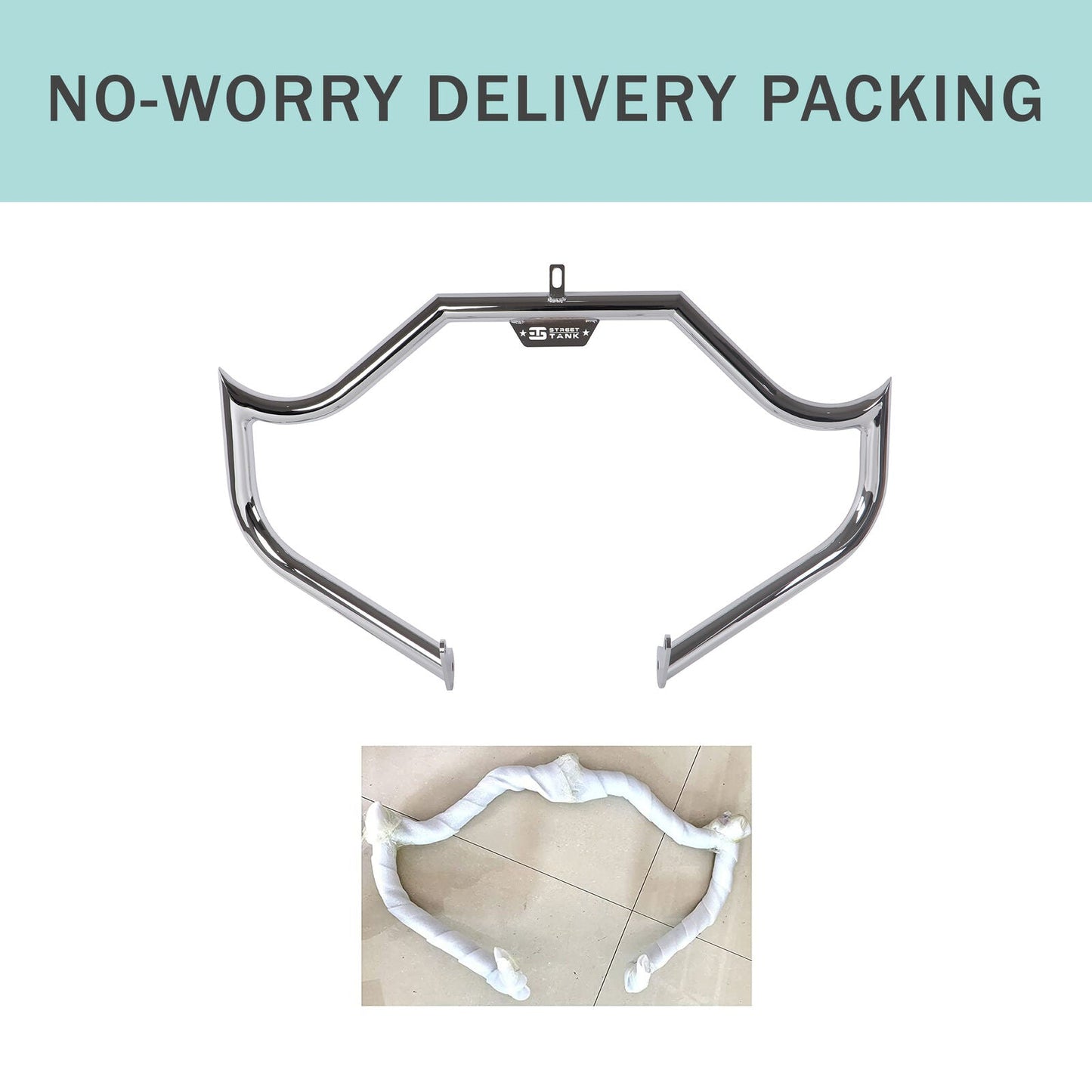 Fat 1-1/2" Engine Guards, Meat-Hook Killing Looks Crash Bars for Harley Softail