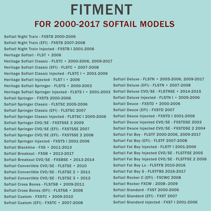 Fat 1-1/2" Engine Guards, Meat-Hook Killing Looks Crash Bars for Harley Softail