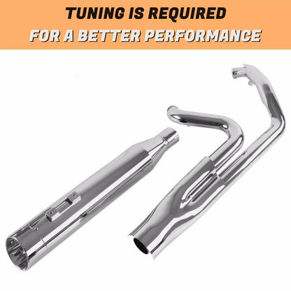 SHARKROAD 2-1 Exhaust System For Harley Touring Exhaust For 2017-Up