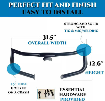 ANIT 1.5'' Tough Engine Guard for Harley Davidson Touring 2009-Up Black