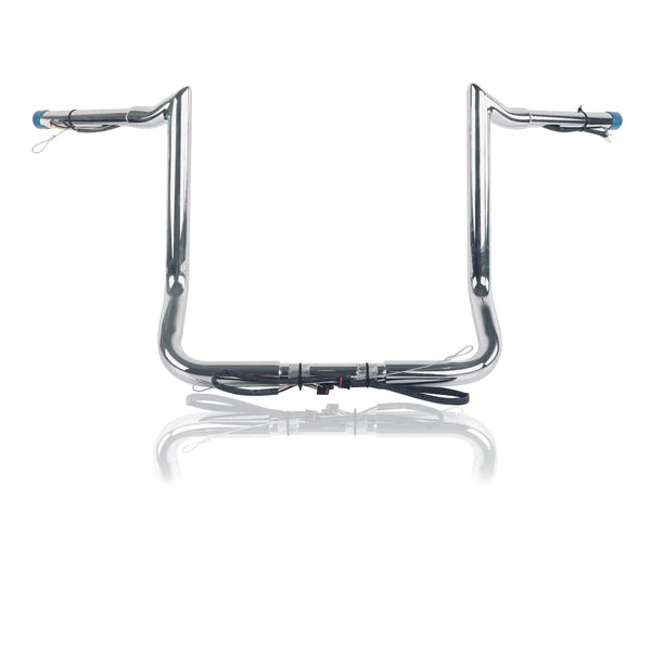 SHARKROAD 1-1/4'' Pre-wired Motorcycle Handlebar for Harley 2014-Up Street Glide, Electra